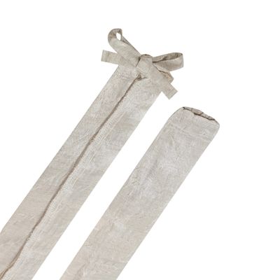 Aspen Creative 15013-22A, 6' Wheat Faux Silk Fabric Cord & Chain Cover, Easy to Install for Lighting Fixture, Cable Management, Lamp Wire Cover, Set of 2