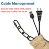 Aspen Creative 15013-22A, 6' Wheat Faux Silk Fabric Cord & Chain Cover, Easy to Install for Lighting Fixture, Cable Management, Lamp Wire Cover, Set of 2 view 4