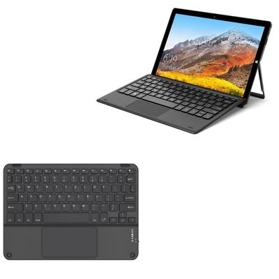 BoxWave Keyboard Compatible with Teclast X11 - SlimKeys Bluetooth Keyboard with Trackpad, Portable Slim TouchPad - Jet Black