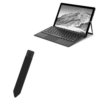 BoxWave Stylus Pouch Compatible with Teclast X11 - Stylus PortaPouch, Pen Stylii Holder Carrier Portable Self-Adhesive - Jet Black