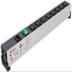 1581H8DP, Power Outlet Strip, 8 Outlet, Outlet: C13, Inlet: C14, 10A Double Pole, 100-240V