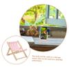 Toyvian Beach Chair Mobile Phone Holder Desktop Stand Lightweight Portable Phone Support 4.72X4.72X7.87 Inches Cute Cell Rack for Home Office Decoration view 4