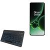 BoxWave Keyboard Compatible with OnePlus Nord 3 - SlimKeys Bluetooth Keyboard - with Backlight, Portable Slim LED 7 Colors - Jet Black view 1