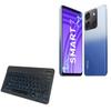 BoxWave Keyboard Compatible with Infinix Smart 7 (India) - SlimKeys Bluetooth Keyboard - with Backlight, Portable Slim LED 7 Colors - Jet Black view 1