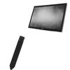 BoxWave Stylus Pouch Compatible with FEC PP-9742W (22 in) - Stylus PortaPouch, Pen Stylii Holder Carrier Portable Self-Adhesive - Jet Black view 1