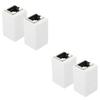 Baluue 4pcs Female to Female Ethernet Coupler Adapter Compatible Durable and Construction for Reliable Network Connectivity view 1