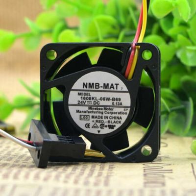 1608KL-05W-B69 DC24V 0.13A Three-Wire Signal Alarm Cooling Fan