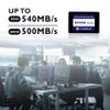 LinkMore XG550 512GB 2.5'' SATA III (6Gb/s) Internal SSD, Solid State Drive, Read Speed Up to 540MB/s, 2.5 inch for Laptop and PC Desktop view 2