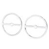 XMMT Chrome Motorcycle Front Fairing Mount Audio Speaker Trim Grill Covers for Harley Touring Electra Glide Street Glide Trike Tri Glide Ultra Limited 1996-2013 view 2