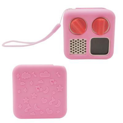 Anti-Slip Silicone Cover for YOTO Mini Audio Player, Protective Sleeve Case for Mini Player; Accessory for Kids Music Players (Case Only) (Pink)