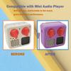 Anti-Slip Silicone Cover for YOTO Mini Audio Player, Protective Sleeve Case for Mini Player; Accessory for Kids Music Players (Case Only) (Purple) view 2