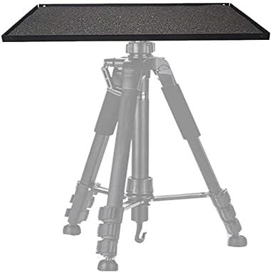 Coret Projector Tray, Laptop Tray Platform Holder Pallet for 3/8" or 1/4" Screw Tripod Stand Mount Widely Use in Classrooms, Meeting Rooms,Stage,Studio,Office,Outdoor (11 x 15 inch)