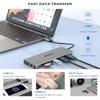 USB C Hub, Docking Station, 11 in 1 Triple Display USB C Docking Station with Dual 4K HDMI/1000Mbps Gigabit Ethernet/PD 3.0/4 USB Ports for USB C Laptops, MacOS Only Support Mirror Mode view 2