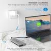 USB C Hub, Docking Station, 11 in 1 Triple Display USB C Docking Station with Dual 4K HDMI/1000Mbps Gigabit Ethernet/PD 3.0/4 USB Ports for USB C Laptops, MacOS Only Support Mirror Mode view 4