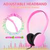 ZXQZYM Kids Headphones Bulk 10 Pack for School Classroom Students Kids Children Teen and Adults (Mixed Colors) view 2
