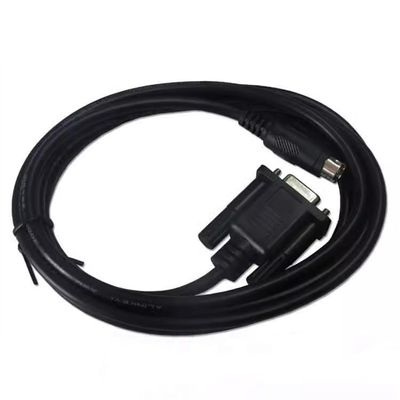 Compatible TD-DVP-CAB0 PLC Cable TD210,TD220 Touch Panel Connection DVP Series Black : 3 Meters