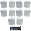 Rockville Bundle: (1) RCS350-6 350 Watt 6 Zone 70v Commercial/Restaurant Amplifier/Bluetooth + (5) Pair WET-44 PRO Dual 4" 4-Way Swivel 70V Commercial Speakers in White (6 Item)