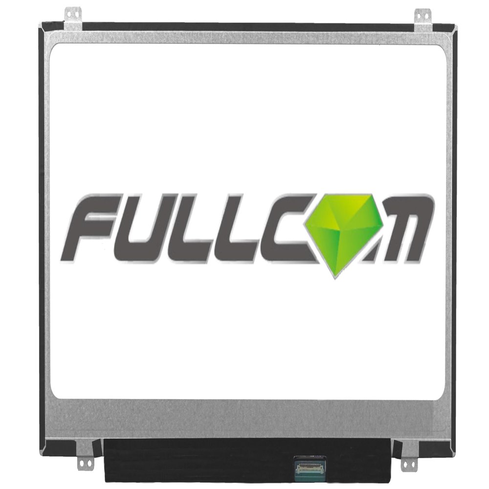 FULLCOM New LCD Replacement Screen FHD 1920x1080 (Non Touch) 14.0 Inch B140HTN01.2 (with Brackets) 30 Pin Matte for HP Elitebook Folio 1040 G3 for Laptop/Display/Screen/LCD Application