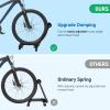 Favoto Folding Bike Stand Floor - Mountain & Road Bicycles Indoor Outdoor Garage Storage - Bicycle Parking Rack Foldable Fit 20-29 Bikes (1 Bike Rack) view 4