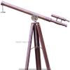 Mary Nautical- U.S. Navy Griffith Antique Adjustable Tripod Nautical Style Decorative Double Barrel Tube Floor Standing Wooden Stand Telescope view 2