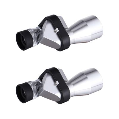 Gatuida 2pcs Aluminum Alloy Monocular Telescope for Birding Stargazing Travel Compact and Portable for Astronomy Adjustable Focus