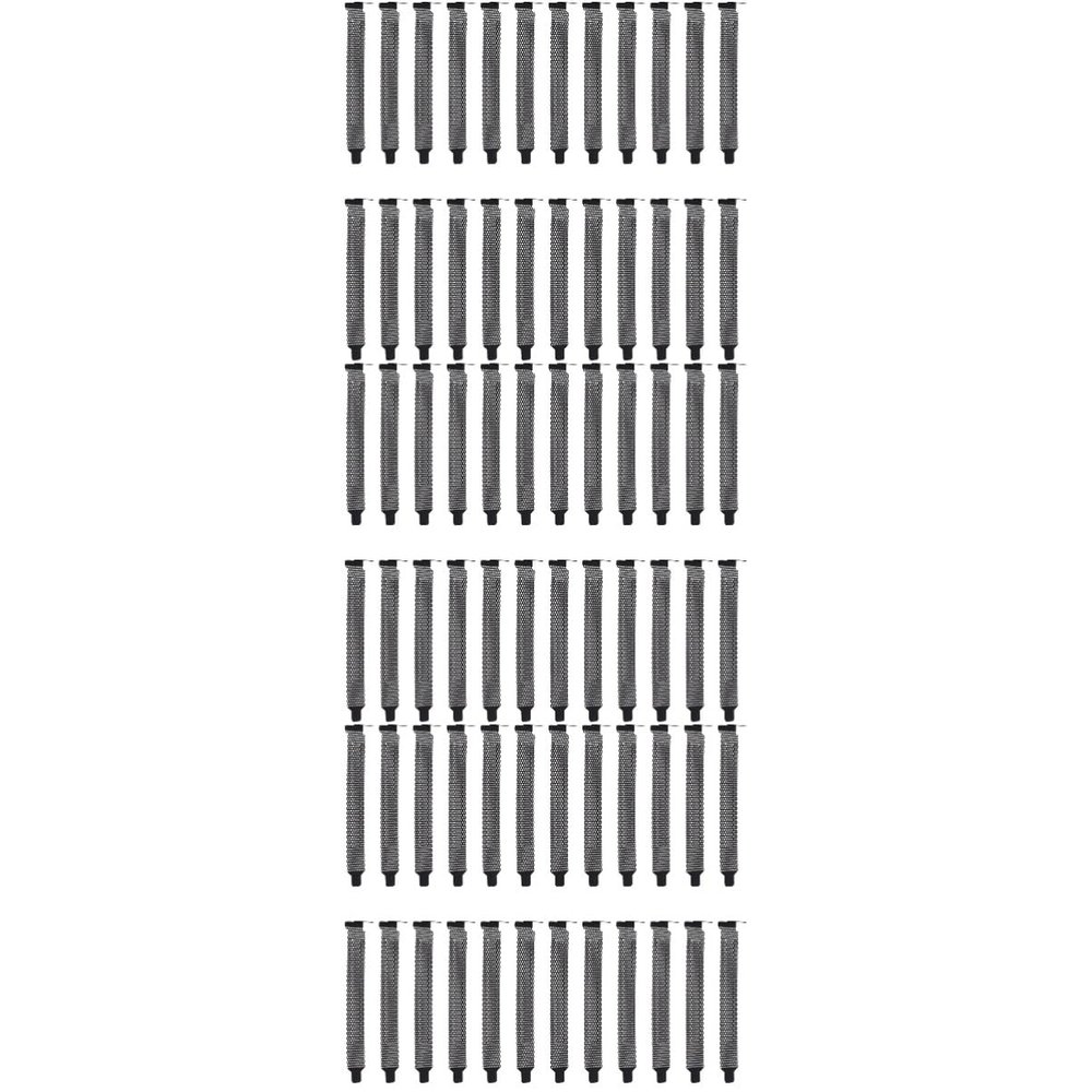 Hemobllo 60pcs Pci Slot Covers Black Metal Mesh Plate for Computer Chassis Ventilation Easy to Install and ATX Cases -
