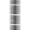 Hemobllo 60pcs Pci Slot Covers Black Metal Mesh Plate for Computer Chassis Ventilation Easy to Install and ATX Cases - view 1