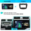BXLIYER - [6G+128G] - Android 13 Car Stereo For Honda Accord 7th (2002-2007) - Wireless CarPlay/Android Auto - Camera & MIC - IPS 10.1 Inch 2 Din - DSP Steering Wheel WiFi DAB Fast-boot 360-Camera AHD view 3
