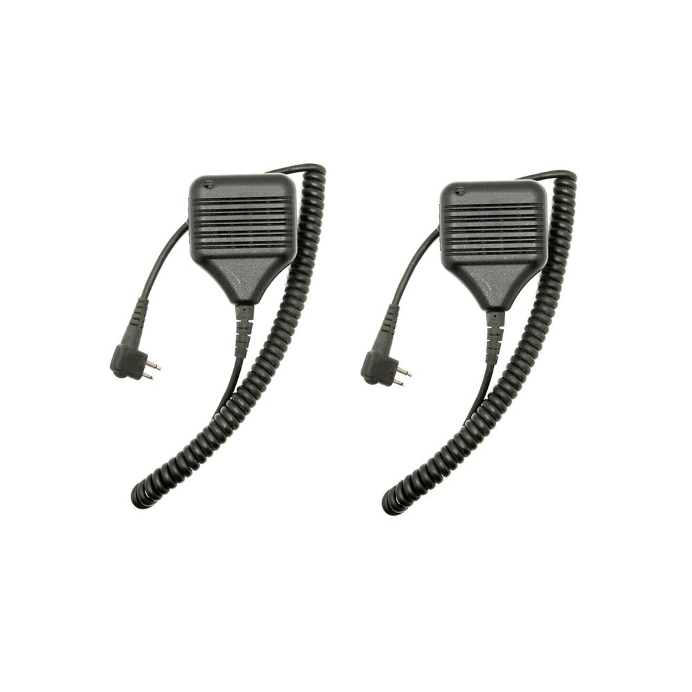 2 Pack HKLN4606 HKLN4606A HMN9030 Remote Speaker Microphone Shoulder Mic for CP200 CP200D CP200XLS CP100D CP185 PR400 BPR40 RDU4100 RDU4160D RMU2040 RMU2080D RMV2080 GP88 GP300 DTR700 Radio