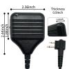 2 Pack HKLN4606 HKLN4606A HMN9030 Remote Speaker Microphone Shoulder Mic for CP200 CP200D CP200XLS CP100D CP185 PR400 BPR40 RDU4100 RDU4160D RMU2040 RMU2080D RMV2080 GP88 GP300 DTR700 Radio view 3