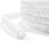 YCLYC Cable Management, 10ft 1/2 Wire Loom Tubing Cord Protector, White Cable Sleeve Wire Wrap, Cord Wrap for Computer Cord Organizer, Office, Home, ect view 1