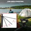 IFOOTAGE Gazelle Travel Tripod TA3B with Komodo Fluid Head K3,62/157.5cm Aluminum Alloy Tripod Kit for Camera,Smartphone Live Streaming Vlog Sony Nikon Canon Fuji DSLR,Load 11lbs,TA3B+K3 view 3