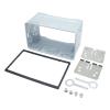 yungluner MP5 Player Car Fascia Double 2 Din Modified Mounting Durable Bezels Radio Panel Stereo Frame Cage Accessories 2DIN Cage view 1