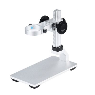 VAKUUM Lab Microscope Slides Mini Aluminum Alloy Stand USB Microscope Stand for Microscope Repair Soldering Microscope Parts (Color : 35mm Aluminum Alloy)
