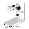 VAKUUM Lab Microscope Slides Mini Aluminum Alloy Stand USB Microscope Stand for Microscope Repair Soldering Microscope Parts (Color : 35mm Aluminum Alloy) view 2