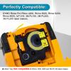 3 Pack Compatible for Dymo Rhino 18433 3/4" 19mm Black on Yellow Pro IND Vinyl Label Tape for Rhino and 3M Label Maker Tape view 2