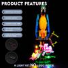 BrickBling Light Kit Compatible with Lego Creator 3 in 1 Exotic Parrot 31136, Creative LED Lighting Compatible with Lego 31136 (No Model, Only Lights) view 4