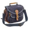 AGDHERSNVX Waxed Canvas Camera Bag DSLR/SLR/Mirrorless Sling Waterproof Purse with Tripod Holder Anti-shock Crossbody Case Compatible for Nikon Canon Sony DarkGray view 1