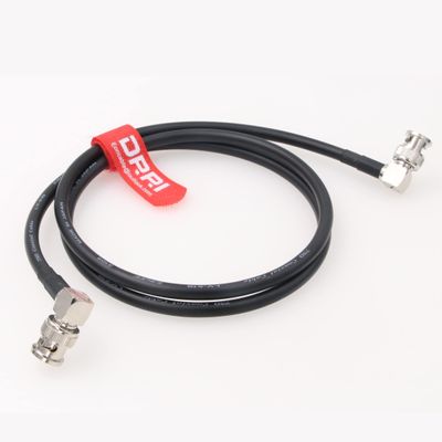 DRRI Canare 12G-SDI 4K UHD Right-Angle BNC to Right-Angle BNC Coaxial Cable for CINEPAD7 Video Monitor