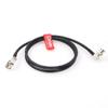 DRRI Canare 12G-SDI 4K UHD Right-Angle BNC to Right-Angle BNC Coaxial Cable for CINEPAD7 Video Monitor view 2