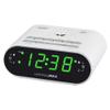 HANNLOMAX HX-158CR Alarm Clock Radio, FM Radio, USB Charge (White) view 1