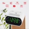 HANNLOMAX HX-158CR Alarm Clock Radio, FM Radio, USB Charge (White) view 3