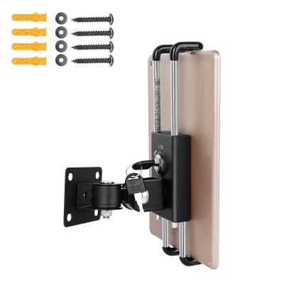 GSRUAN Lockable Tablet Wall Mount, Anti-Theft Tablet Holder for Shopping Malls for 7"-12.9", for Shopping Malls, Offices, Exhibition Halls, Conference Rooms