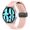 Waekethy Band for Amazfit GTR 4/GTR 3, 22mm Watch Strap with Folding Clasp Breathable Silicone Replacement band Compatible with Garmin Vivoactive 4/Venu 2/Forerunner 255/265 Music (Pink+purple) view 2