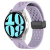 Waekethy Band for Amazfit GTR 4/GTR 3, 22mm Watch Strap with Folding Clasp Breathable Silicone Replacement band Compatible with Garmin Vivoactive 4/Venu 2/Forerunner 255/265 Music (Pink+purple) view 3