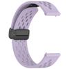 Waekethy Band for Amazfit GTR 4/GTR 3, 22mm Watch Strap with Folding Clasp Breathable Silicone Replacement band Compatible with Garmin Vivoactive 4/Venu 2/Forerunner 255/265 Music (Pink+purple) view 4
