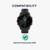 kwmobile Protective Film Compatible with Garmin Forerunner 945 Screen Protector - 2X Smart Watch Protector Anti-Fingerprint view 2