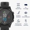 kwmobile Protective Film Compatible with Garmin Forerunner 945 Screen Protector - 2X Smart Watch Protector Anti-Fingerprint view 3