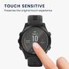 kwmobile Protective Film Compatible with Garmin Forerunner 945 Screen Protector - 2X Smart Watch Protector Anti-Fingerprint view 4