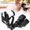 Gavigain Camera Shoulder Double Strap, Adjustable Quick Release Sling Strap, Rapid Shoulder Neck Sling Strap Belt for DSLR Cameras, Leather Double Shoulder Harness Strap(Black) view 2